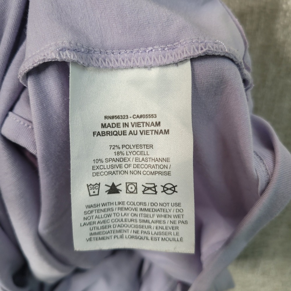 Nike Pro Tank Top Womens S Purple Cropped Sleeveless Athletic FV2422-515 - Picture 4 of 7